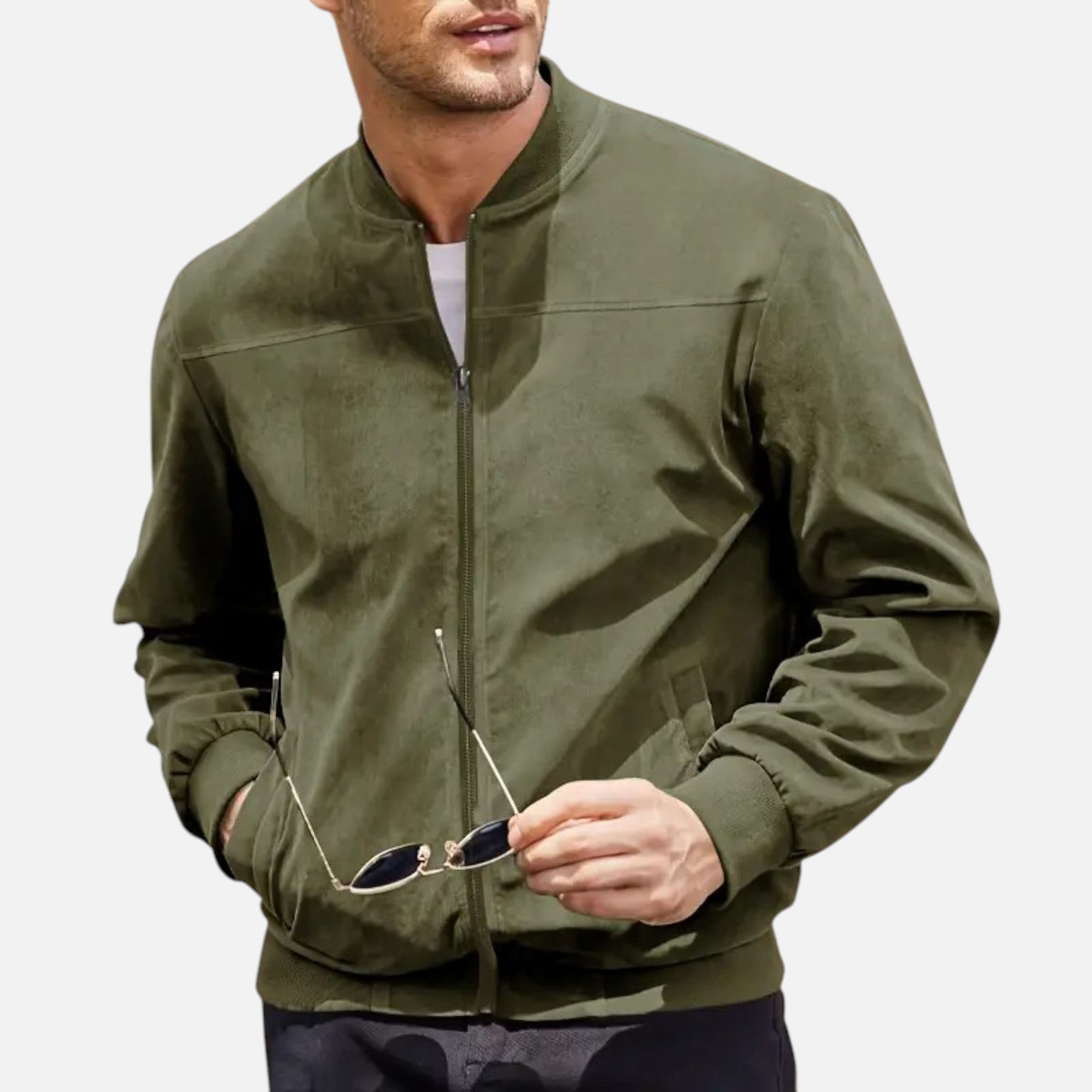 Belavyn | Menâs Heritage Zipper Jacket in Black