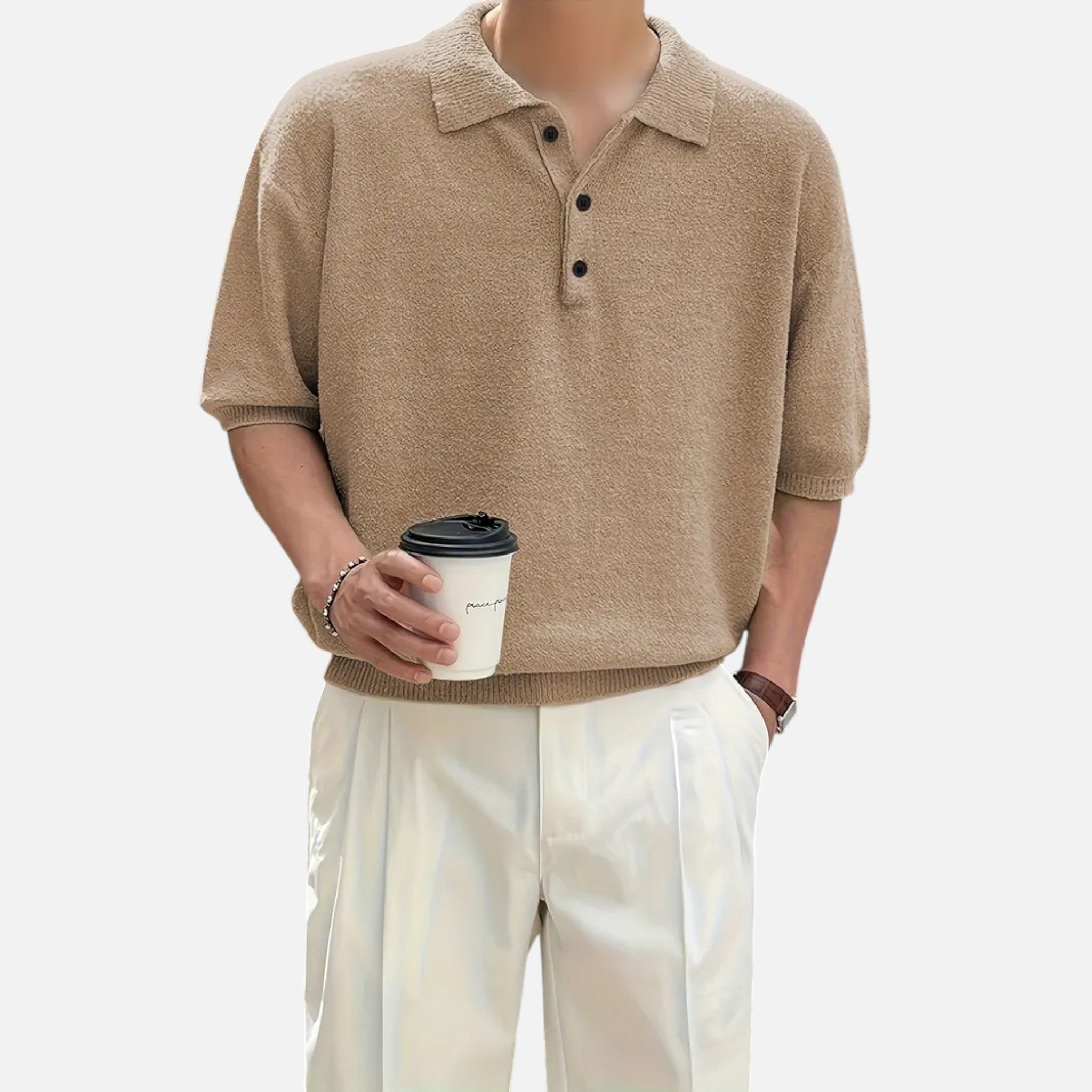 Belavyn | Menâs Riviera Knit Polo Shirt