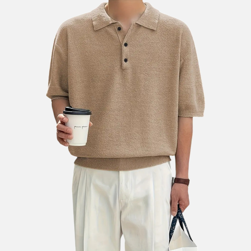 Belavyn | Menâs Riviera Knit Polo Shirt