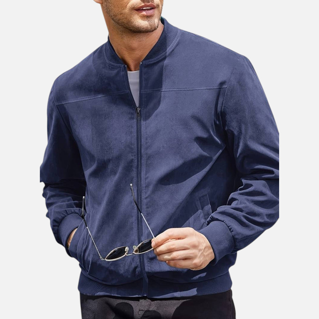 Belavyn | Menâs Heritage Zipper Jacket in Black